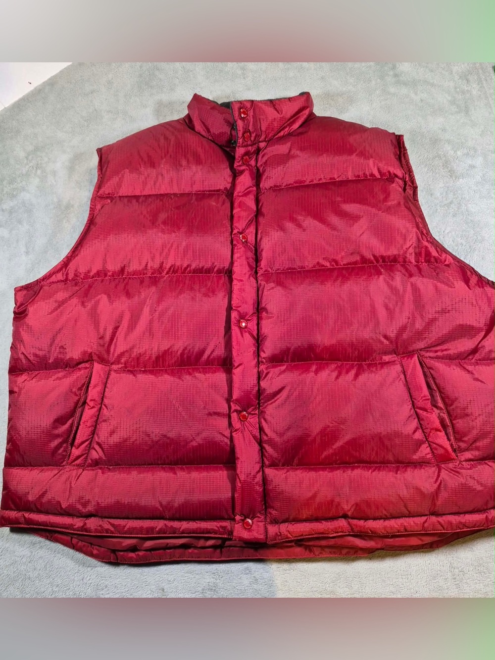 Vintage Scandia Woods Red Down Puffer Vest - Men's Size 4XL Regular